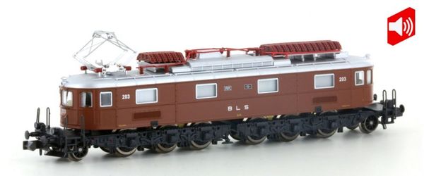 Kato HobbyTrain Lemke H10183S - Swiss Electric locomotive Ae 6/8 #203 of the BLS (Sound Decoder)